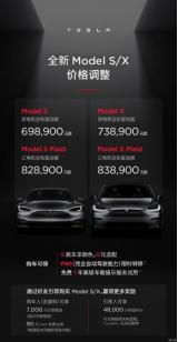 特斯拉Model S/X售價(jià)調(diào)整 最高降15.1萬